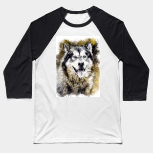 American Alsatian / Dire Wolf Baseball T-Shirt